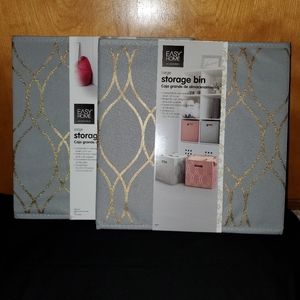 Easy Home Storage & Organization - 2 for $20 NWT large cube storage bins (13x13x13") Easy Home Storage & Organization - 2 for $20 NWT large cube storage bins (13x13x13")